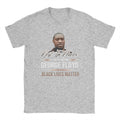 Men's T-Shirts Rest IN Peace George Floyd Cool 100% Cotton Tee Shirt Short Sleeve  T Shirts Crewneck Clothing Big Size