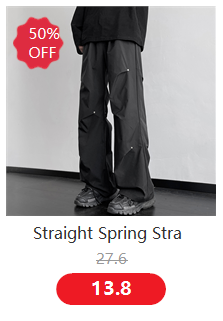 black straight-leg spring trousers with subtle stitching details complement teal mens tactical cargo pants streetwear for a modern minimalist look