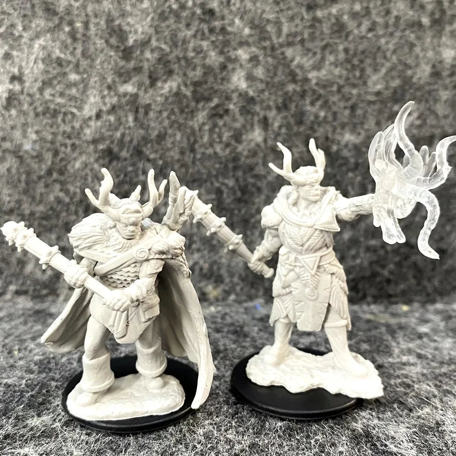 Lot Skeletons Dragonborn Fighter Orc Barbarian Paladin Dwarf Fighter Warlock Miniatures Nolzur's Miniatures Board Game Models