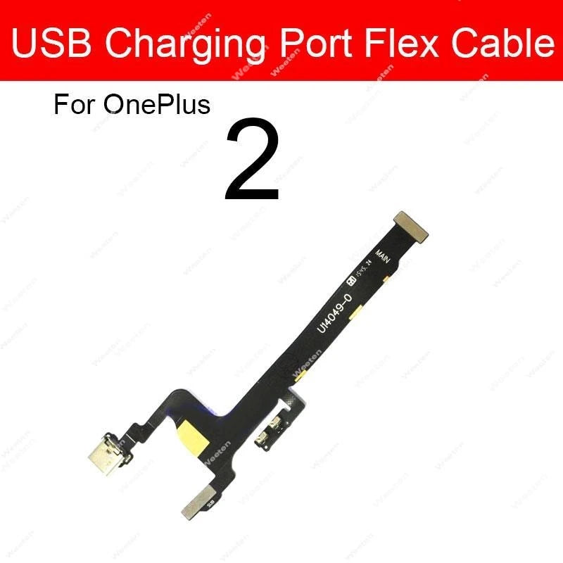 USB Charging Flex Cable For Oneplus 1 2 X 3 3T 5 5T 6 6T 7 7T 8  8T Pro USB Charger Port Connector Flex Cable Replacement