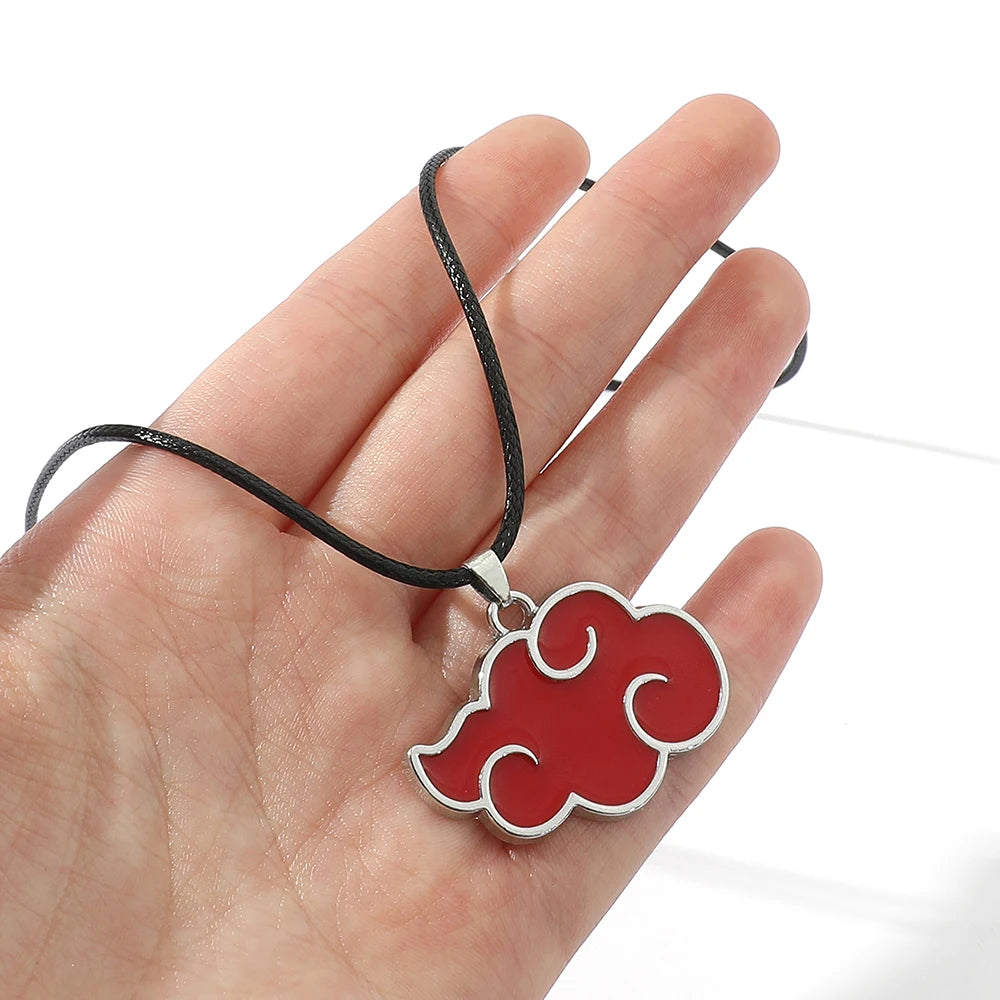 Hot-selling anime Red Cloud necklace Uchiha Shisishi organization cosplay men's fashion bracelet fan jewelry gift