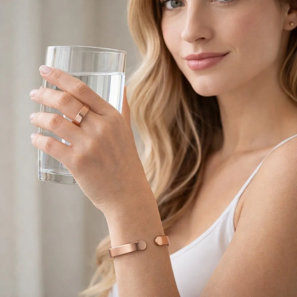 Retro Magnetic Bangles Ring Simple Comfortable To Wear Cuff Bracelets Fashion Versatile Health Energy Jewelry Men Women