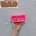 DAD MOM Candle Mold MAM Letter Soy Wax Silicone Mold Father's Day Gift Mother 's Day Home Decoration