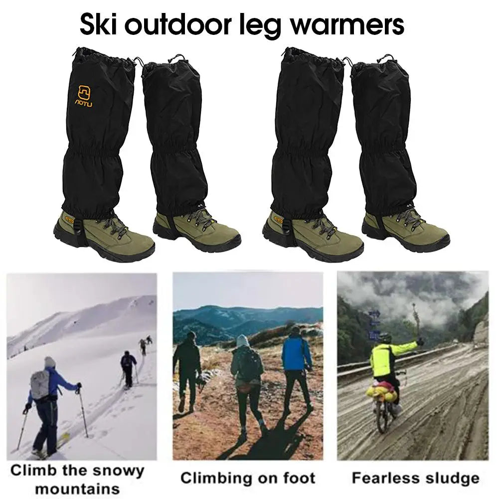 Outdoor Travel Leg Warmers Hiking Leg Gaiter Waterproof Legging Shoes Hunt Climbing Camping Winter Tourist Snow Foot Cover