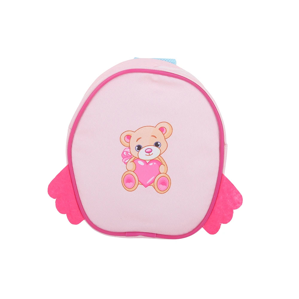 1PC Cartoon Fashion Doll Bag Accessories For Kids Above 3+ Cute Mini Backpack Travel Case Keychain Haversack Girl's Gift Toy