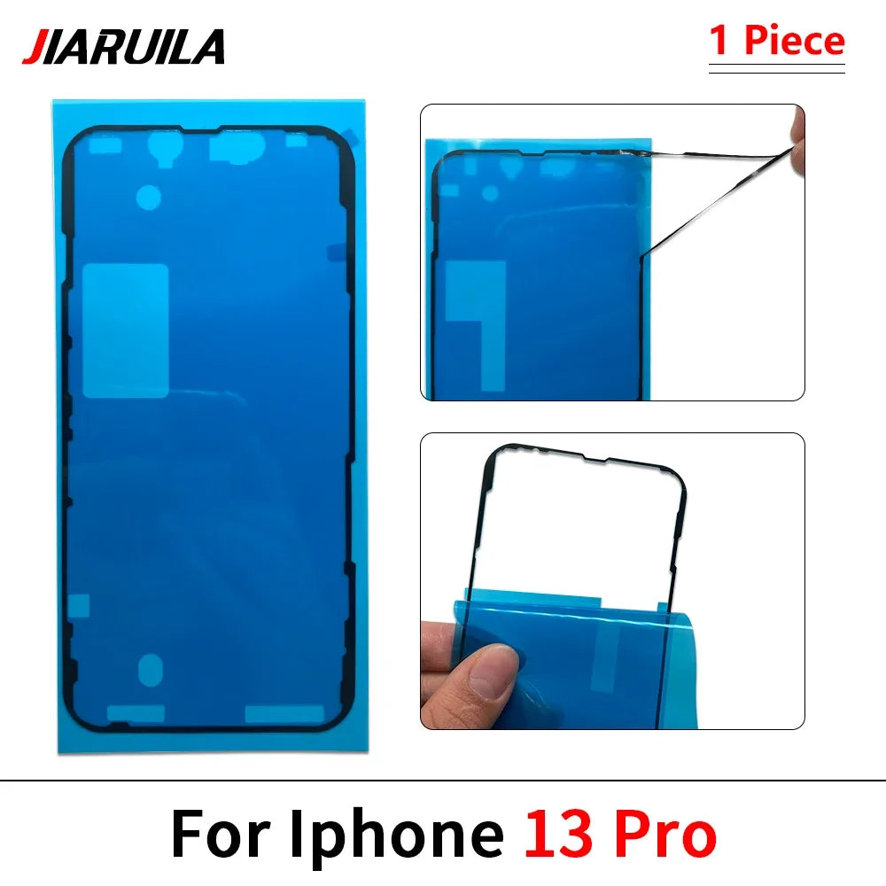 Back Cover Side Waterproof Seal Sticker For Iphone 16 15 14 Pro Max Plus 13 mini Adhesive LCD Screen Frame Seal Tape Repair