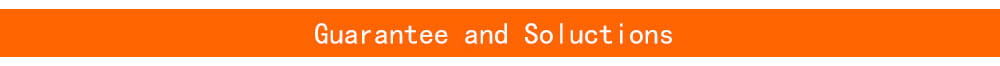 Oranges Banner mit weißem Text, der Garantie und Lösungen angibt: auf einer Produktseite für ein Garmin Fenix Silikonarmband für Garmin Forerunner- und Garmin Fenix-Uhrarmband-Zubehör.