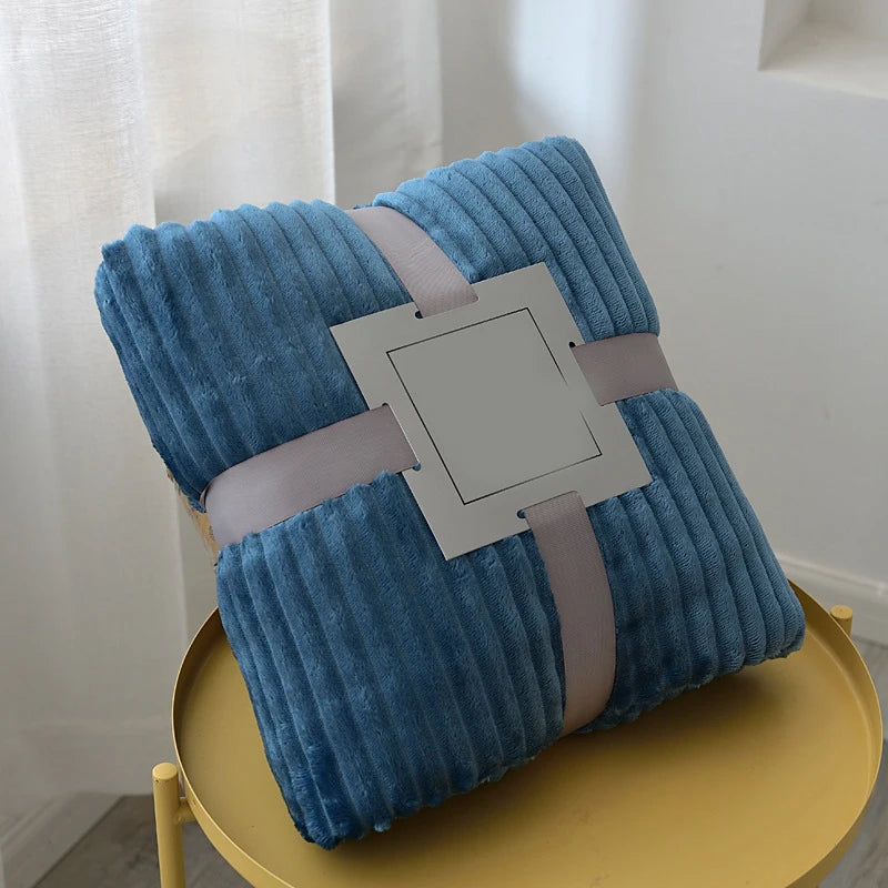 100x150cm Milk Velvet Blanket Bed Sheet Blanket Single Dormitory Student Coral Velvet Air Conditioning Soft Sofa Nap Blanket