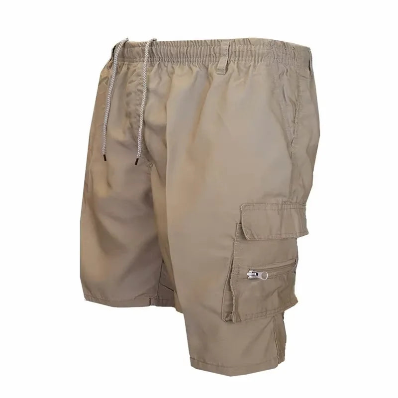Men's Work Pants Casual Large-Pocket Sports Pants Mountain Breathable Shorts Multi-Pocket Shorts