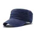 Hat Men Fishing Retro Do Old Wash Jeans Big Head Bib Flat Top Hat Outdoor Casual Tie-In Female Cap Trend European And N Style