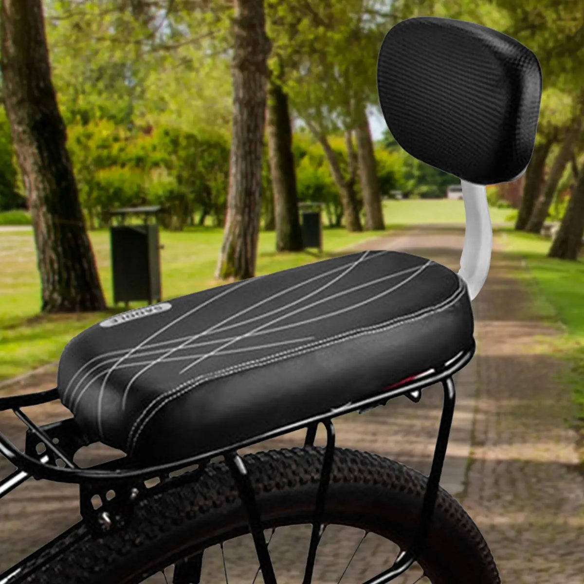 Cycle Accessories Parts Bicicleta Bicycle Rear Seat Saddle Child With Back Rest Handle Armrest Footrest Pedal