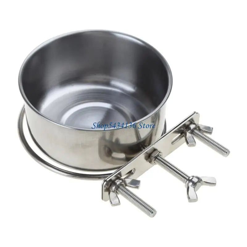 H7ED Cats Feeder Water Dispenser for Small Large Dog Pets Easy to Install Feeder Bowl Pet Rabbit Dog Cats