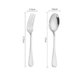 2pcs Tableware Stainless Steel Dinnerware Set Spoon Fork Cutlery Flatware Dishwasher Safe Kitchen  Set