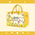 CKW Felt Travel Duffel Bag Large Capacity Cartoon Handbag Portable Kids Overnight Luggage Storage Tote Bag