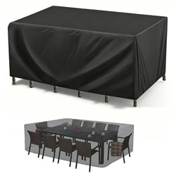 Outdoor Patio and Terrace Furniture Cover, UV-resistant, Suitable for Rectangular Coffee Table Lawn and Patio Set