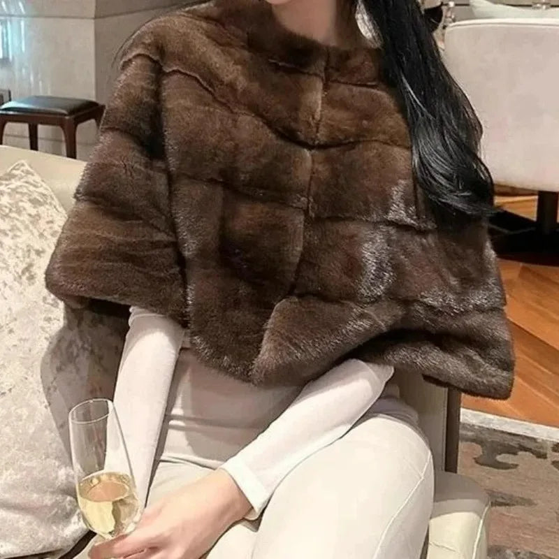 Winter Jacket Woman New in Coats 2025 Autumn and Winter New Short Coat Fur Coat Women's Versatile Short Shawl Fur Blouson