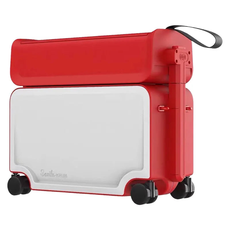 Parent-Child Travel Kids Luggage Lightweight Carry-On Suitcase Children's Trolley Multi-Functional Carry-On for Family Trips