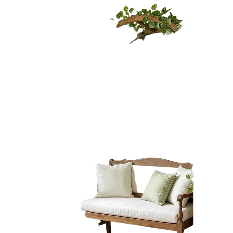 Wooden arched trellis decorated with 12m green artificial plant ivy leaf garland and white flowers for outdoor decor