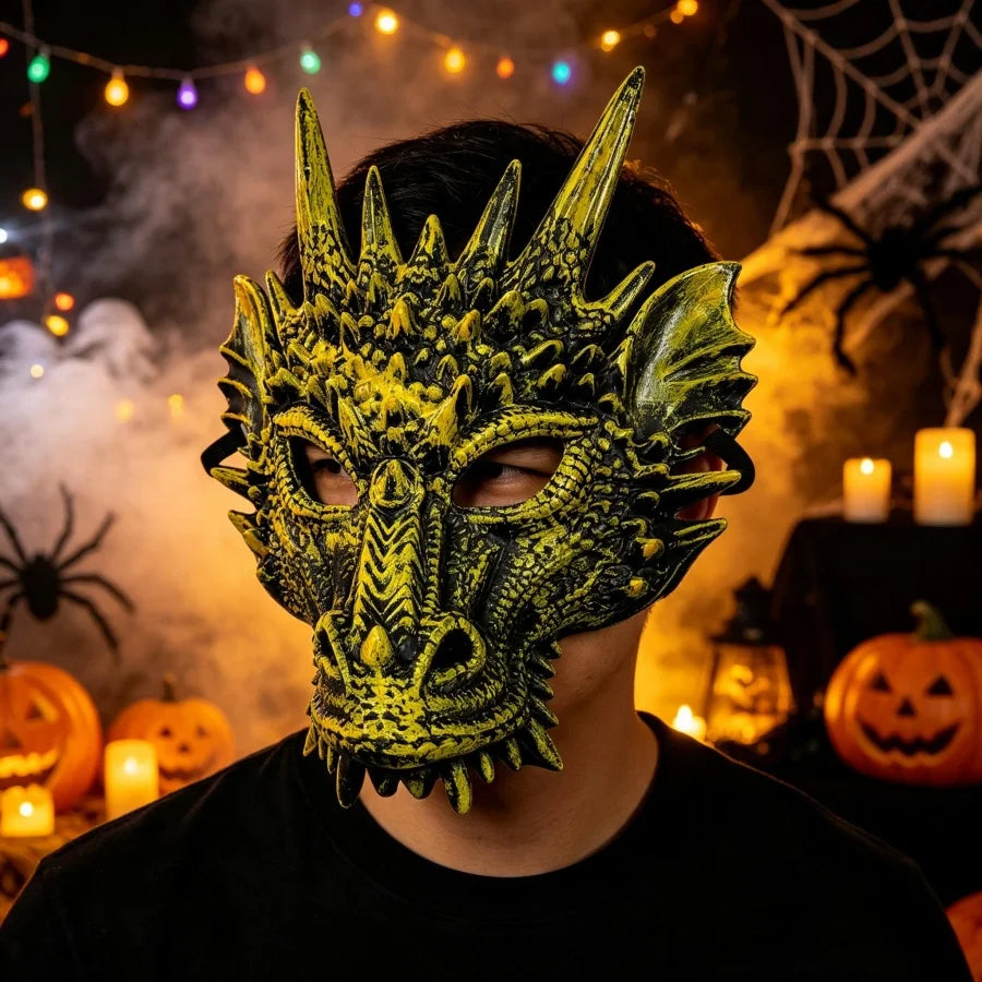 Halloween funny masks, costume party role-playing props, festival photo-taking gifts