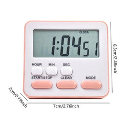 new Digital Kitchen Timer With Large Display 24-Hour Countdown Alarm For Cooking Baking, Study Workout Games & Classroom