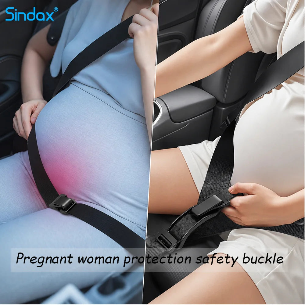 Pregnant Woman Car Seat Safety Belt Adjuster Maternity Belly Protection Unborn Baby Safety Strap Car Accessory For Expectant