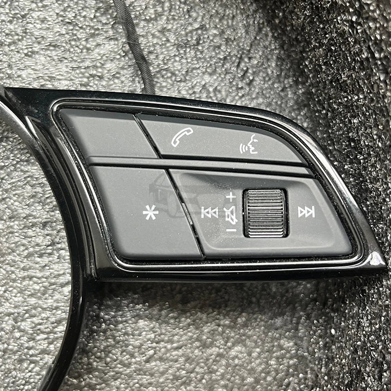 For Audi A4 B9 A3 8Y, Car AccessoriesSteering Frame Suitable  Equipped With Multifunctional Buttons, Steering Wheel Accessories