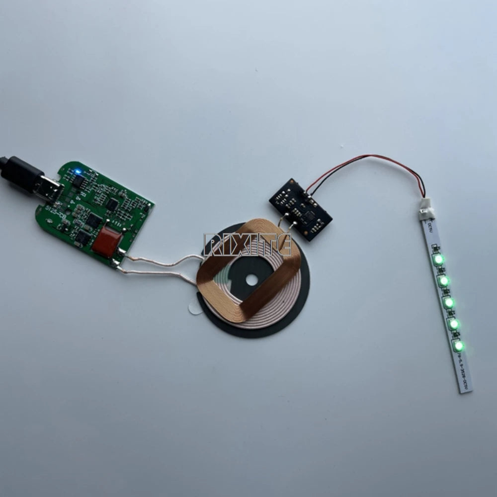 5W/7.5W/10W Wireless Charging Standard Universal Wireless Charger PCBA Circuit Board With Coil DIY Wireless Receive Module