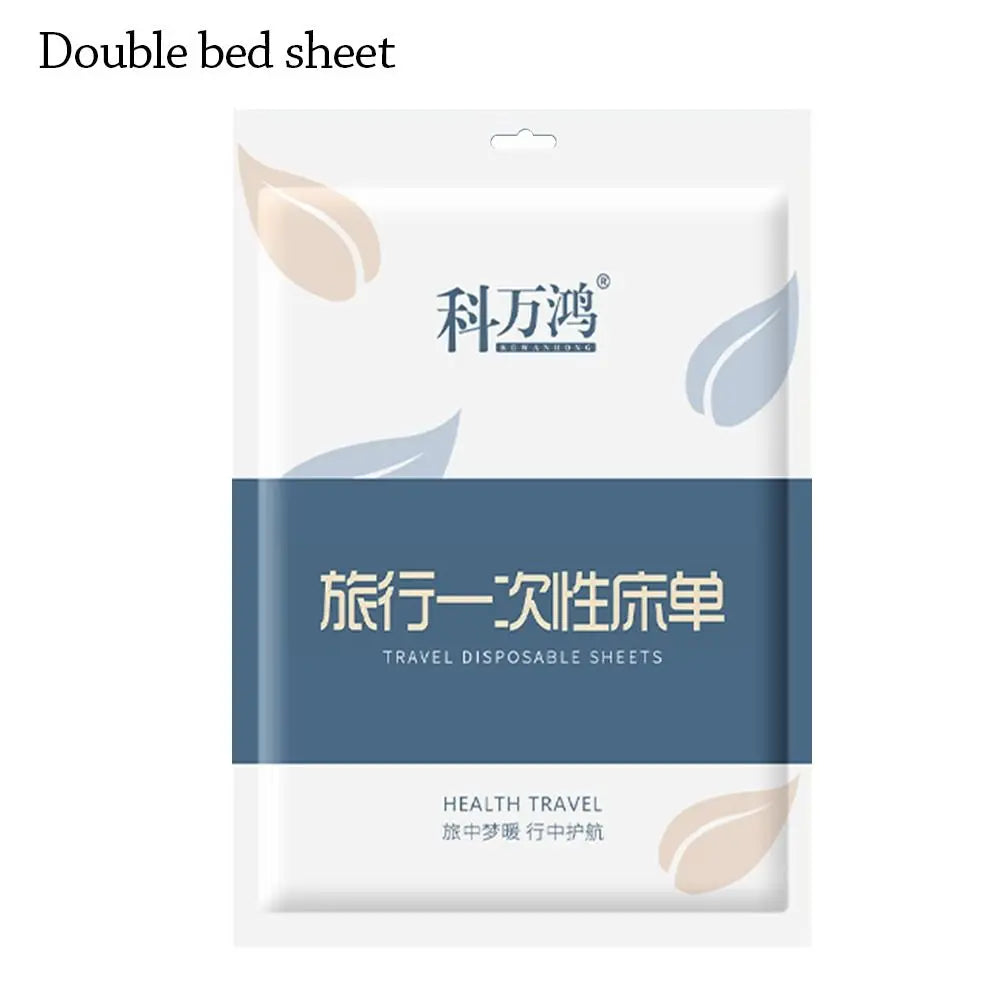 3 / 4-Piece Disposable Bed Sheet Non-Woven Bedding Set Sleeping Bag Quilt Cover Thickened Dirty Proof Duvet Cover Pillowcase