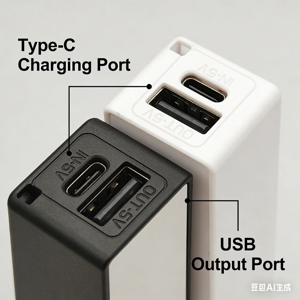 1-4pcs DIY Portable Mobile Power Bank Case Product Requires 18650 Battery Compatible with Handheld Phone Chargers