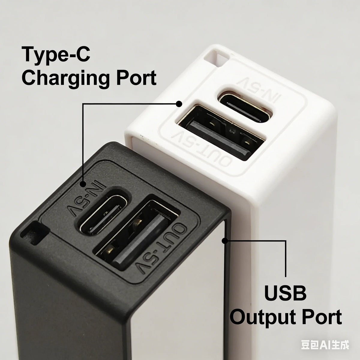 1-4pcs DIY Portable Mobile Power Bank Case Product Requires 18650 Battery Compatible with Handheld Phone Chargers