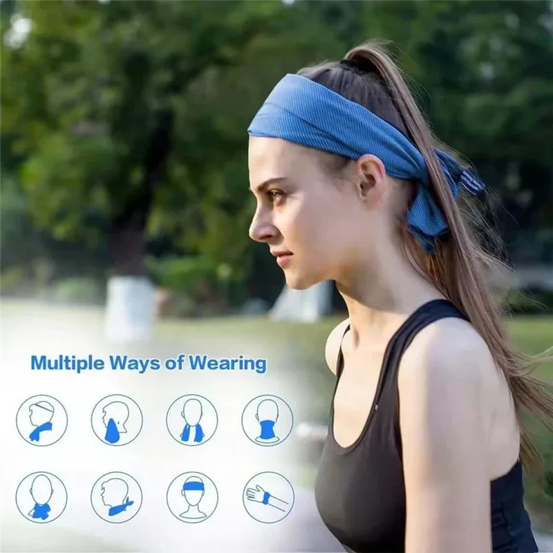 Outdoor Quick Drying Exercise Cooling Ice Towel Outdoor Fitness Running Exercise Towel Swimming Accessories