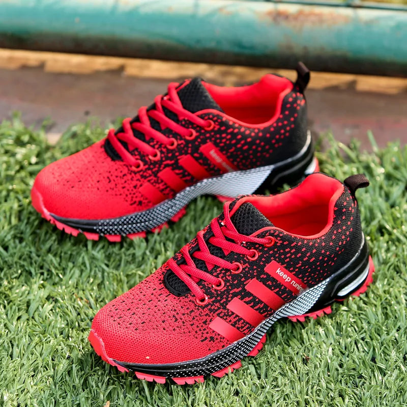 Men's Casual Sneakers Shoes Men Classic Breathable Flats Air Mesh Mountaineering Shoes Outdoor Comfortable Walking Basket Shoes