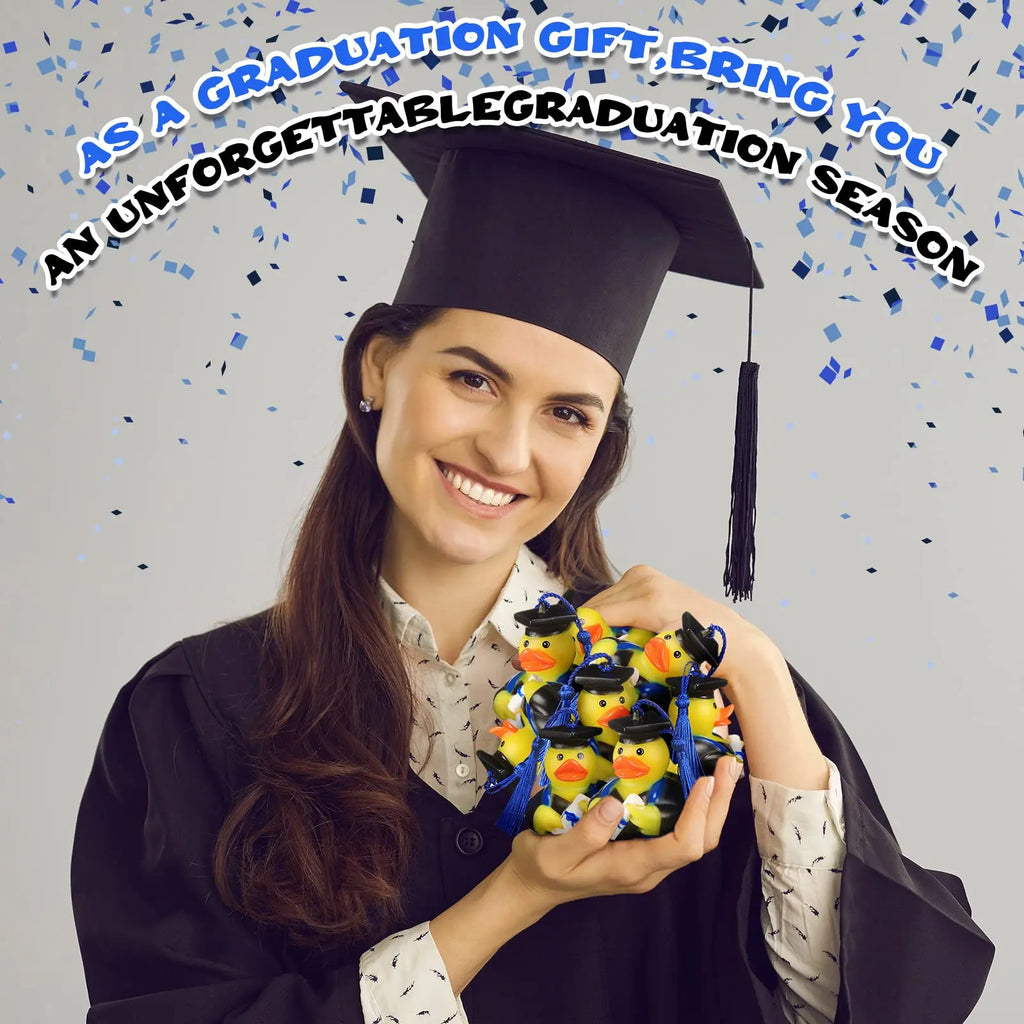 Graduation Diploma Rubber Ducks Grad Rubber Duck Gifts Graduation Duck Bulk for Student Pool Theme Party Favors