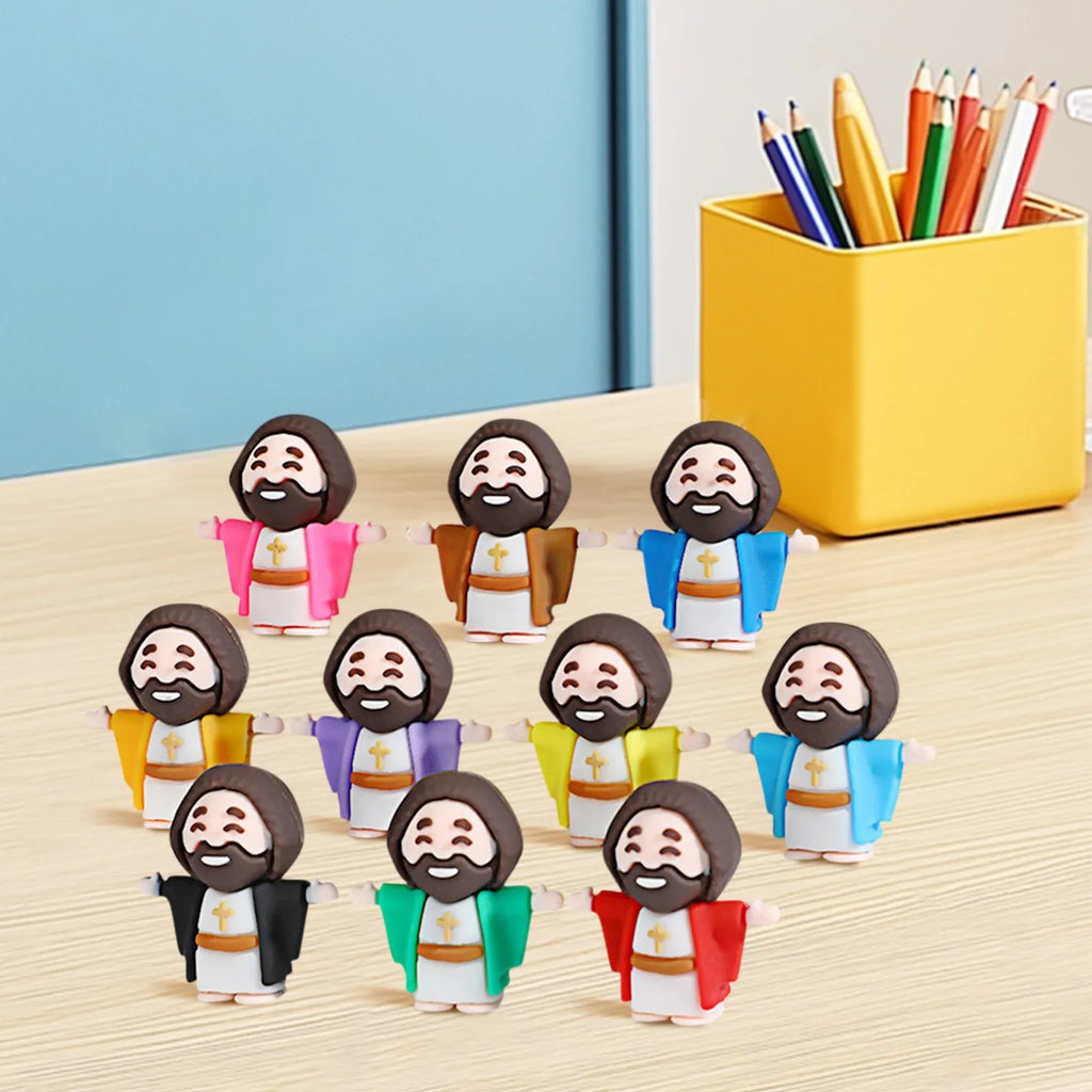 Easter Jesus Toys Easter Mini Jesus Figurines Decorative Multifunctional Party Favors Sunday School Craft Multiple Specification