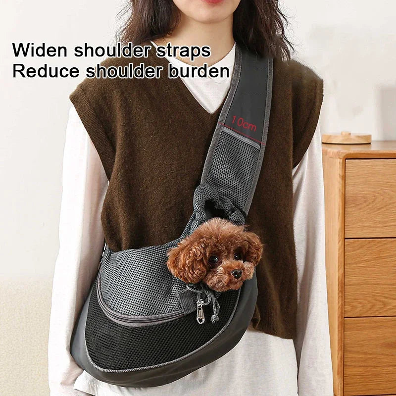 2026 Pet Cat Dog Carrier Backpack Travel Tote Shoulder Bags Mesh Sling Carry Pack Pet Carrying Supplies Crossbody Shoulder Bag