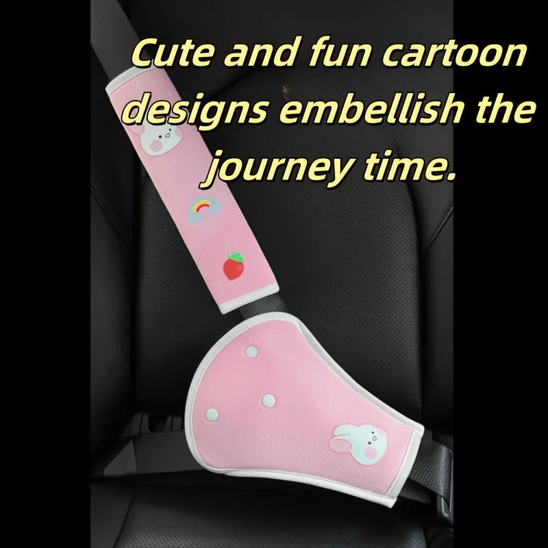 Car Seat Belt Shoulder,Belly Protector,Car Interior Accessories,Soft Easy to Remove,Comfortable Helper for Outdoor Travel