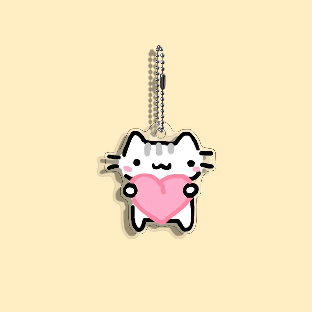 Funny Cat Character Keychain Student Gift Bag Women's Bag Cute Things Gift For Best Friends Wholesale Gifts Kitty