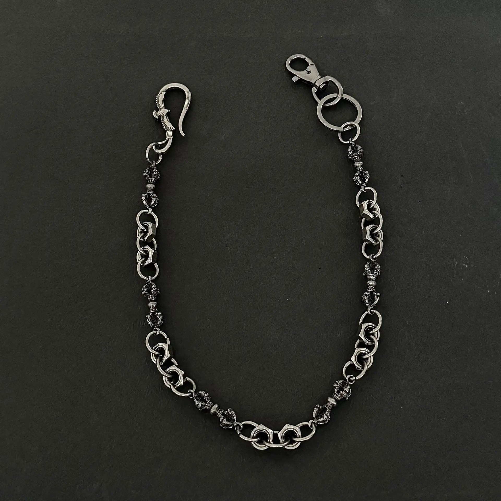 Trouser Chains for Men Pants Chain Jean Belt Biker Wallet Chain Eagle Charm for Men Hip Hop Punk Heavy Goth Accessories