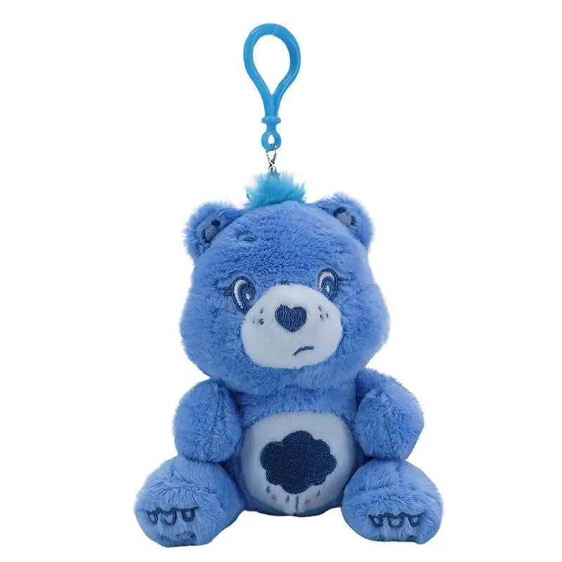 Care Bears 12cm Sitting Pose Plush Cute Bag Pendant Kawaii Stuffed Toy Car Charm Soft Doll Decor Ideal Birthday Holiday Gift