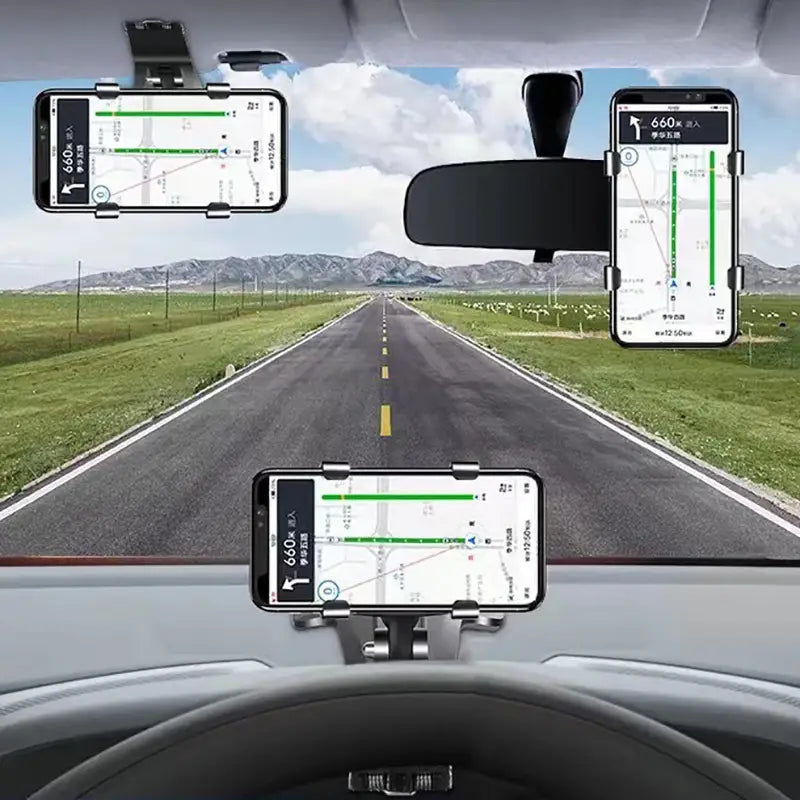 Car Phone Holder Mount, Upgrade Adjustable Horizontal And Vertical Phone Holder Car Dashboard With All Phones Car Dashboard Vent