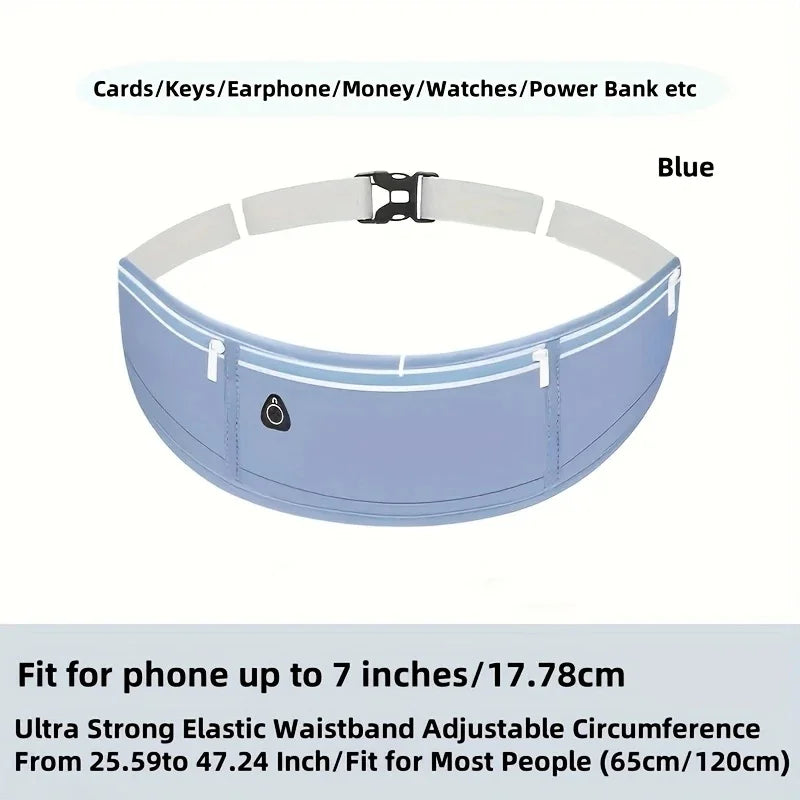 Sports Pack Women Lightweight Waist Bag Running Bags Men Belt Bag Waterproof Gym Phone Pouch Running Travel Outdoor Accessories