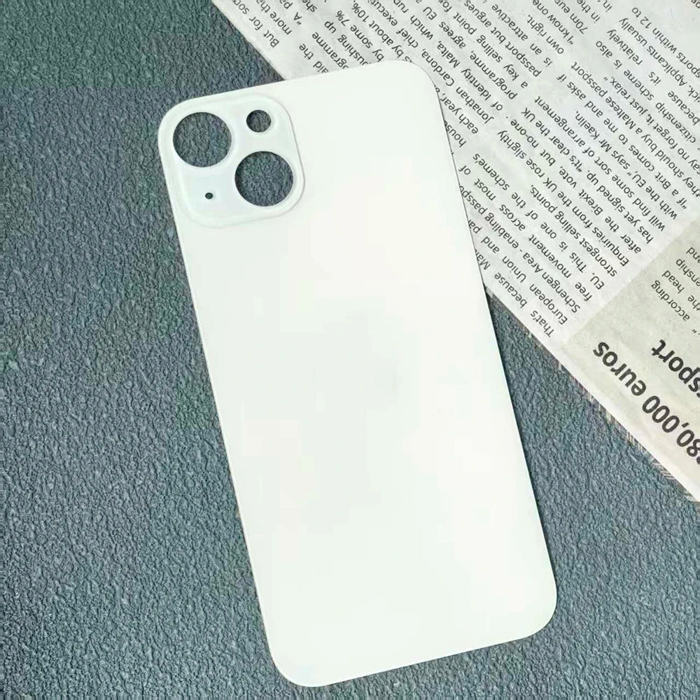 High Quality 6.1'' Replacement Back Glass Case For iPhone 13 Rear Cover Glass Big Camera Hole Back Housing Cover Repair Parts