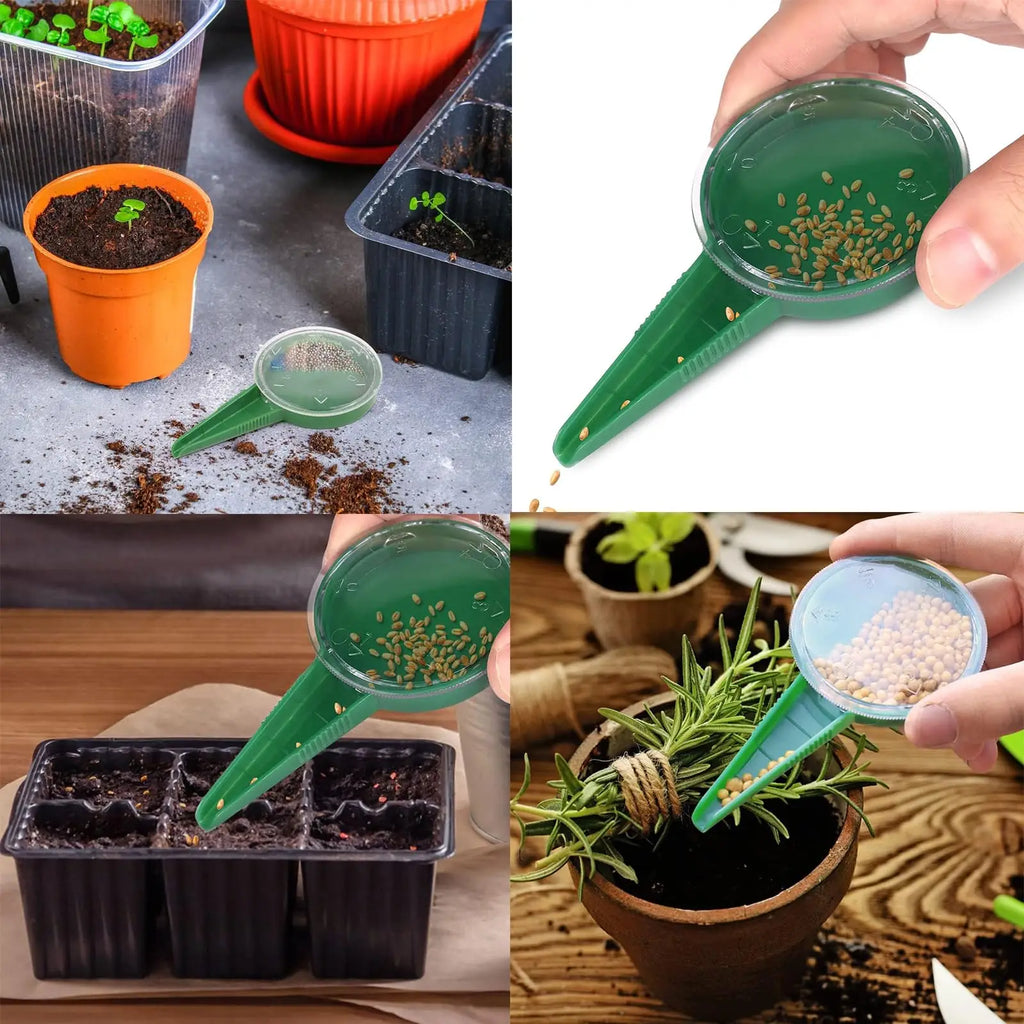 Seed Sower Planter Gardening Supplies Hand Held Flower Plant Seeder For Hydroponic Systems Plastic Pot Garden Pots Home Garden