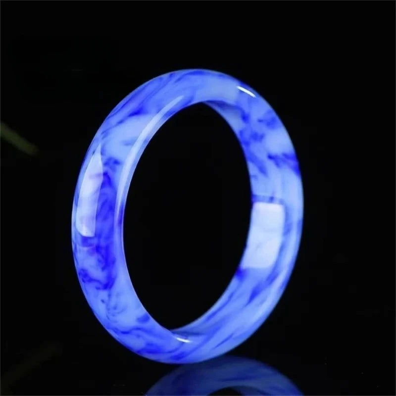 Exquisite and Elegant Blue Flower Bracelet, Suitable for Daily Wear and Jewelry