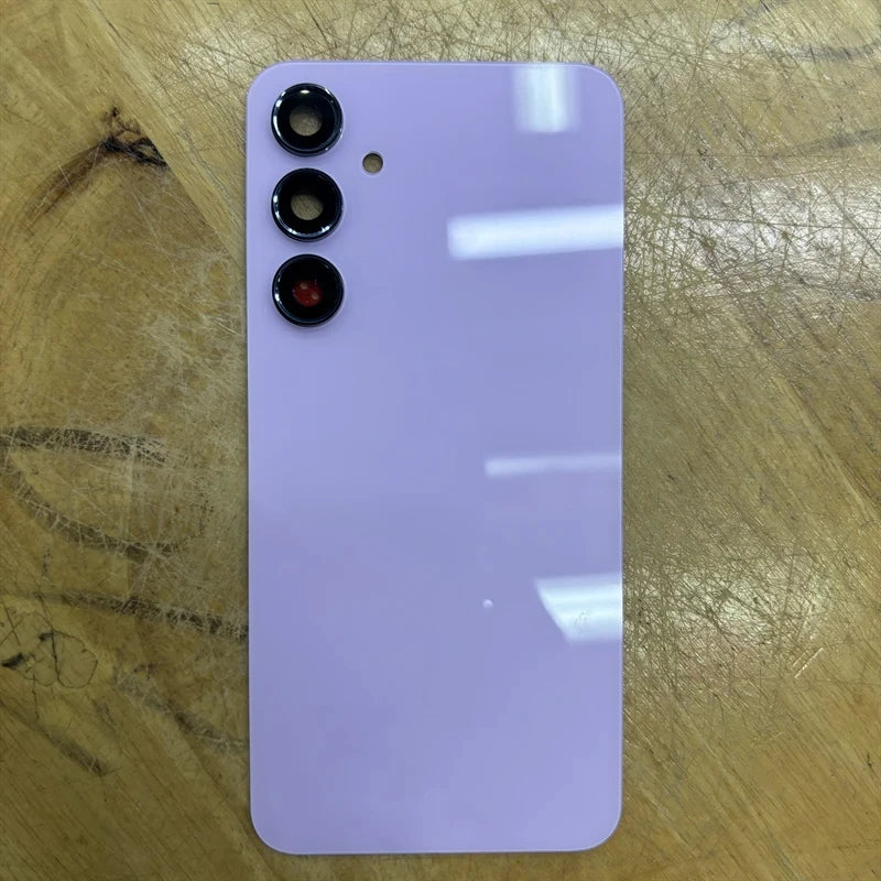 For SAM Galaxy A55 5G A556 Phone Housing Glass Cover Battery Case Back Cover Rear Door Lid Panel Camera Lens