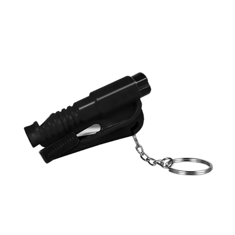 Safety Hammer with Rescue Whistle, Car Escape Tool 3-in-1 Window Breaker Seatbelt Cutter, Compact Emergency Escape Tool for Car