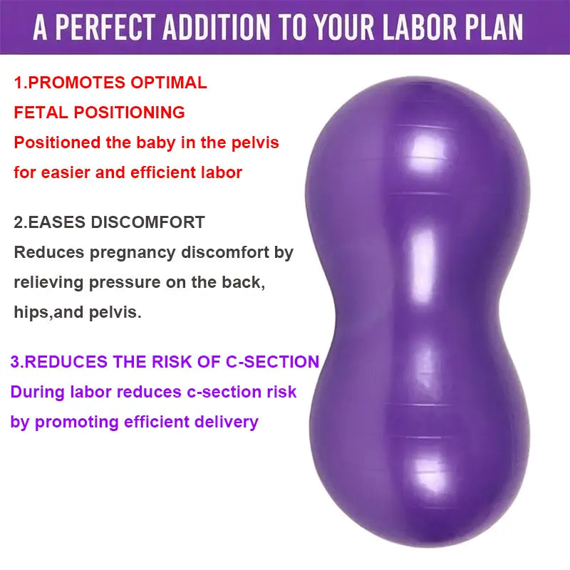 Yoga Ball Peanut Ball Balance Ball Pilates Accessories Home Fitness Equipment Pregnant Women Rehabilitation Exercise Yoga Ball