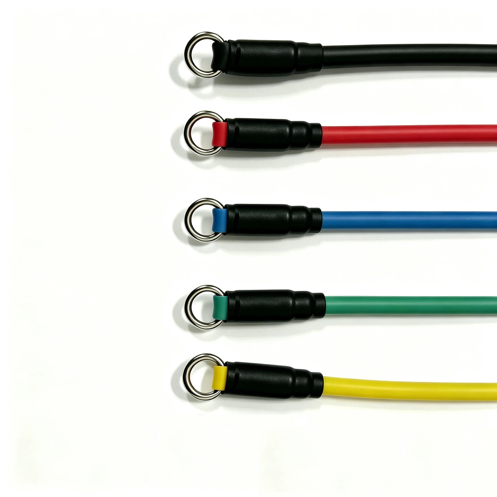 11Pcs Resistance Bands Set Portable Fitness Pull Rope Elastic Exercise Band with Door Anchor Ankle Strap Handles Home Gym Workou