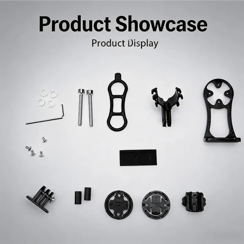 MTB Road Bike Accessories Bike Computer Mount Handlebar Extension Bracket GPS Cycling Computer Holder with Light Mount
