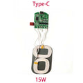 Transmitter Module Coil Circuit Board 15W Type-C Interface Fast Charging Wireless Charger PCBA DIY Phone Standard Accessories